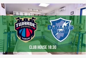 Torun-Dinamo: in Club House come al cinema